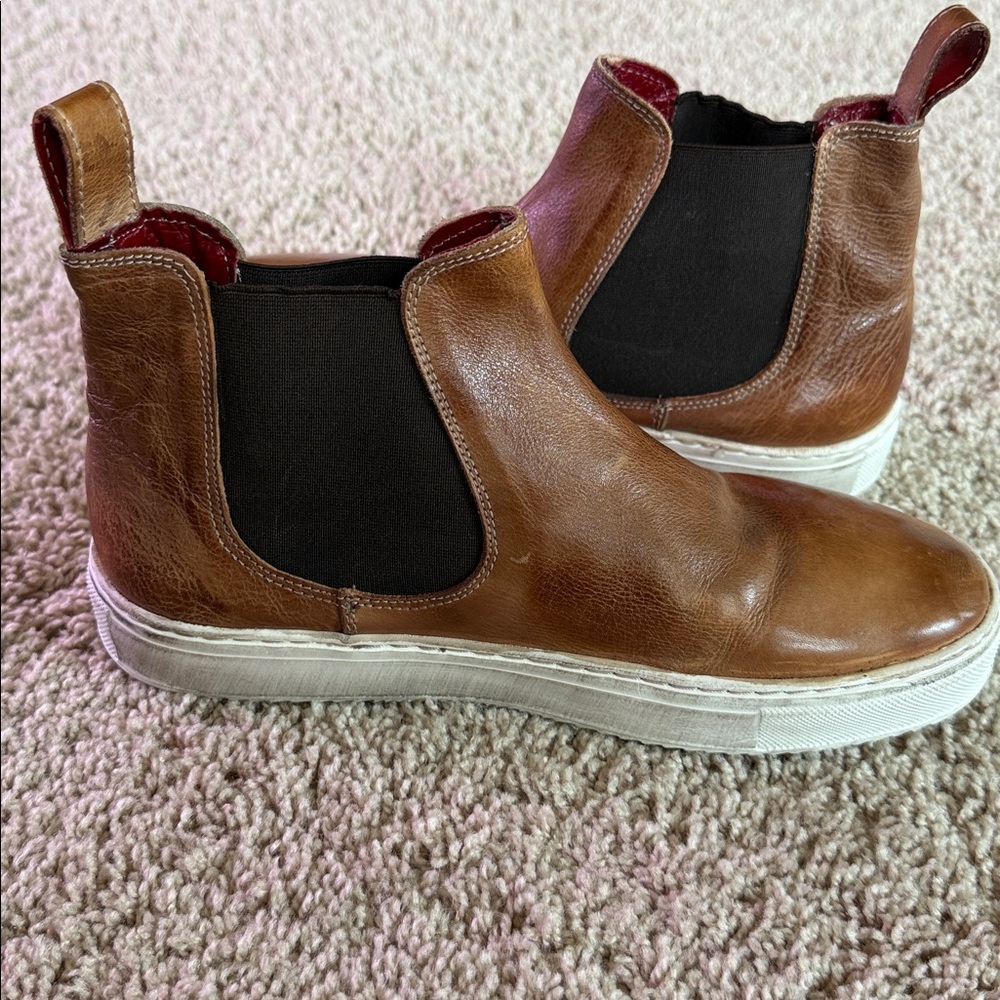 Bedstu Brown Leather Chelsea Boots